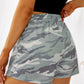 Printed Drawstring Elastic Waist Shorts