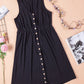 Sleeveless Button Down Mini Dress