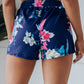 Printed Drawstring Elastic Waist Shorts