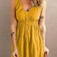 Sleeveless Button Down Mini Dress
