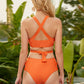 Grommet Detail Cutout Bikini Set