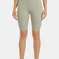 High Waist Biker Shorts with Pockets
