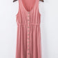 Sleeveless Button Down Mini Dress