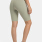 High Waist Biker Shorts with Pockets