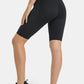 High Waist Biker Shorts with Pockets