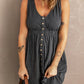 Sleeveless Button Down Mini Dress