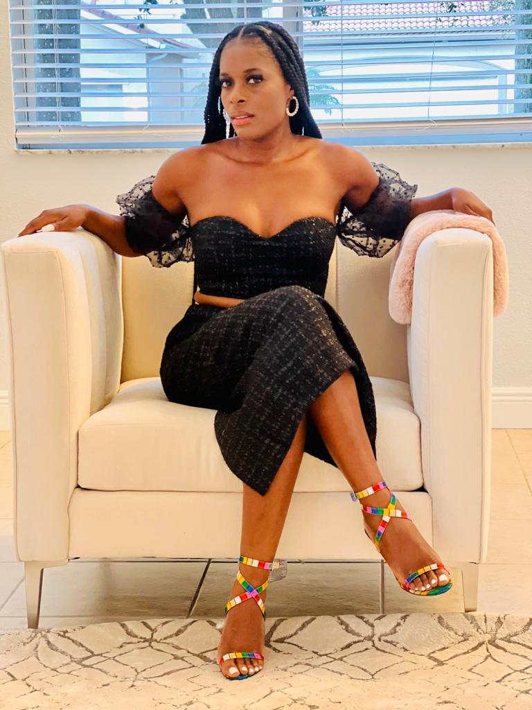 Couture Tweed Tube Top Skirt Set